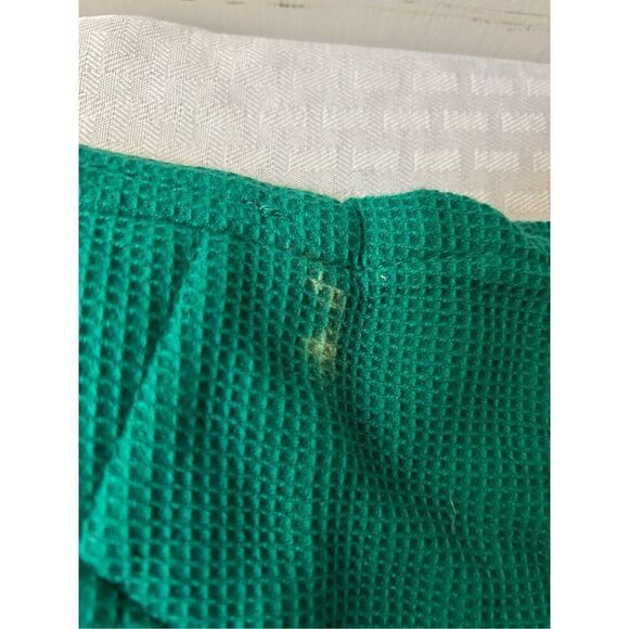 2 Rachel Ray green pot holder towels moppine heat resistance oven mitts - Picture 3 of 6